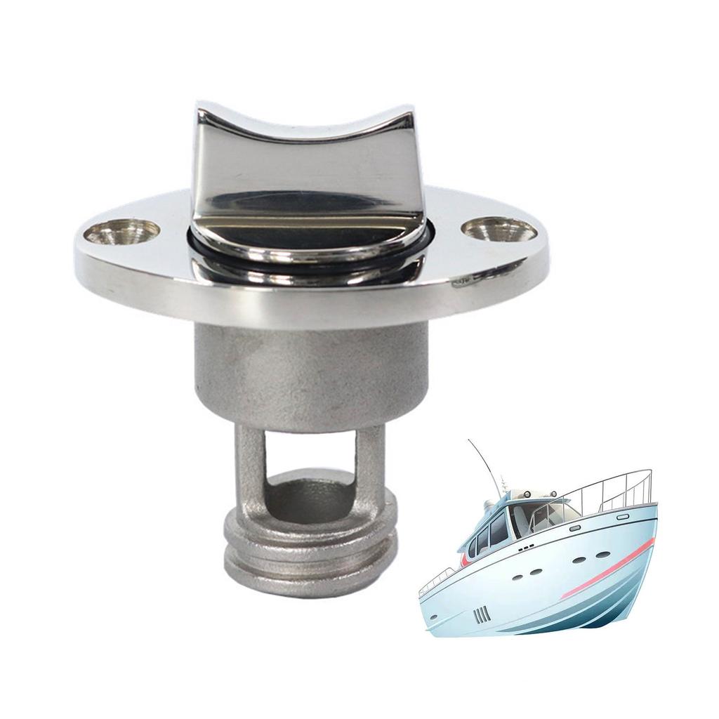 Модернизированная сливная пробка для лодки, полированная нержавеющая сталь 316, сливная пробка для трюма, заглушка для замены корпуса морской лодки