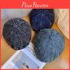 Denim Beret Retro Hat Short Brim Duckbill Cap For Women Casual Wear Street