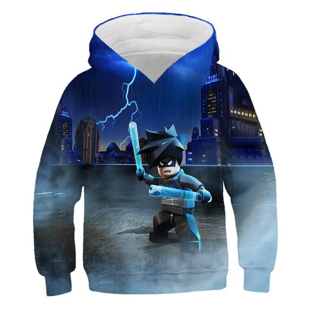 2025 Kids Ninjago Hoodies 3D Casual Print Pullover Kids Teen Boys Girls Kids Toddler Sweatshirts Toddler Tops 4-14 Years Old
