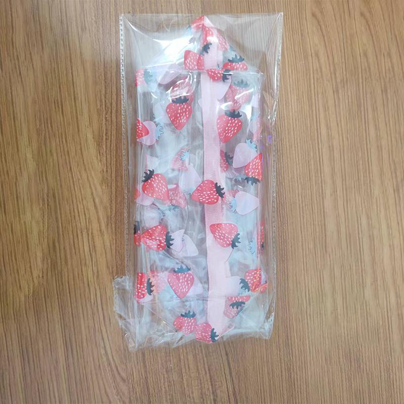 Portable Transparent Makeup Bag Zippered PVC Cosmetic Pouch for Women Travel Toiletry Storage Bag