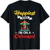Carousel Horse Tornado Carnival Ride Amusement Park T-Shirt(2)