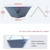 Triangular Wall Mounted Flower Pot Planters Self Watering Hanging Basin for Plants Lazy Flowerpot Office Home Garden Accessories