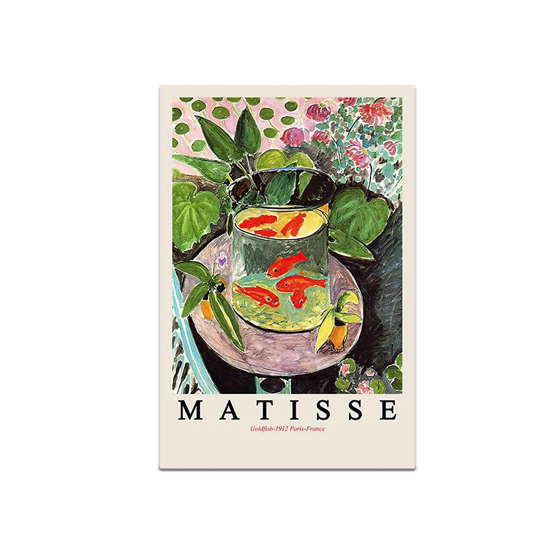 Абстрактные линии Картина на холсте Плакат Скандинавский Матисс Настенная печать Декоративная картина девушки Современная гостиная Домашний декор Без рамы