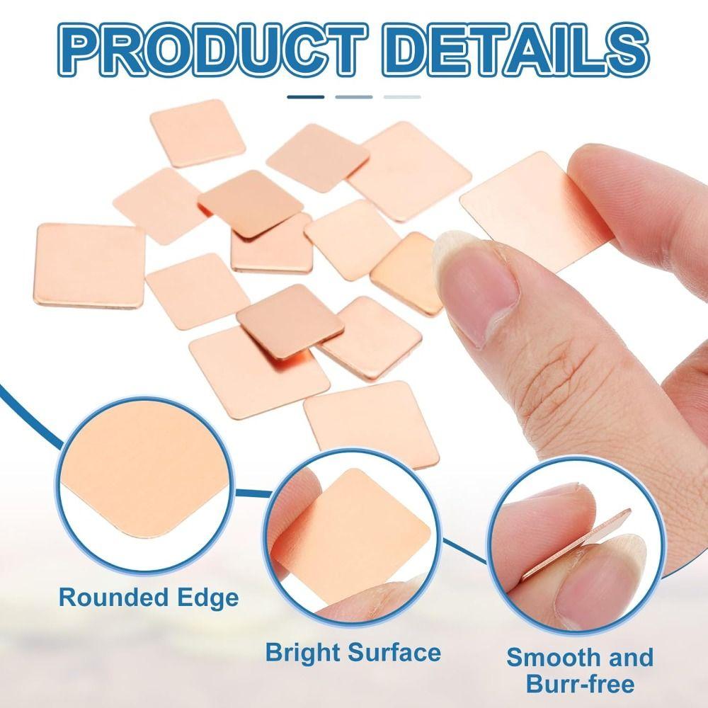 0.3mm-1.5mm Thickness Strip Shim 15x15mm Thermal Pad For GPU CPU Chip RAM Cooling