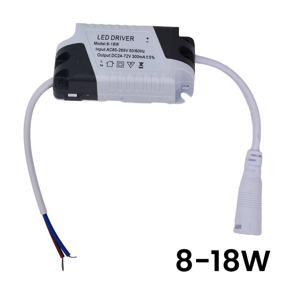 LED Driver Constant Current AC 85-265V 1-3W 4-7W 8-12W 12-18W 18-25W Connector Power Supply Adapter Transformer for Panel Light