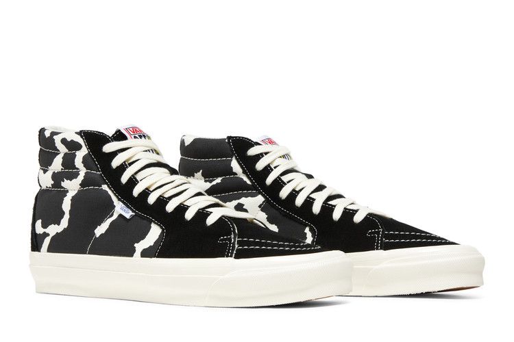 Мужские кроссовки Vans OG Style 38 NS LX Корова Черный/Маршмеллоу