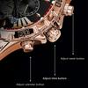 Dual Calendar Men's Fully Automatic Tourbillon Hollow Mechanical Watch Fashionable Waterproof Luminous Moon Phase Dial Men's Business Mechanical Watch