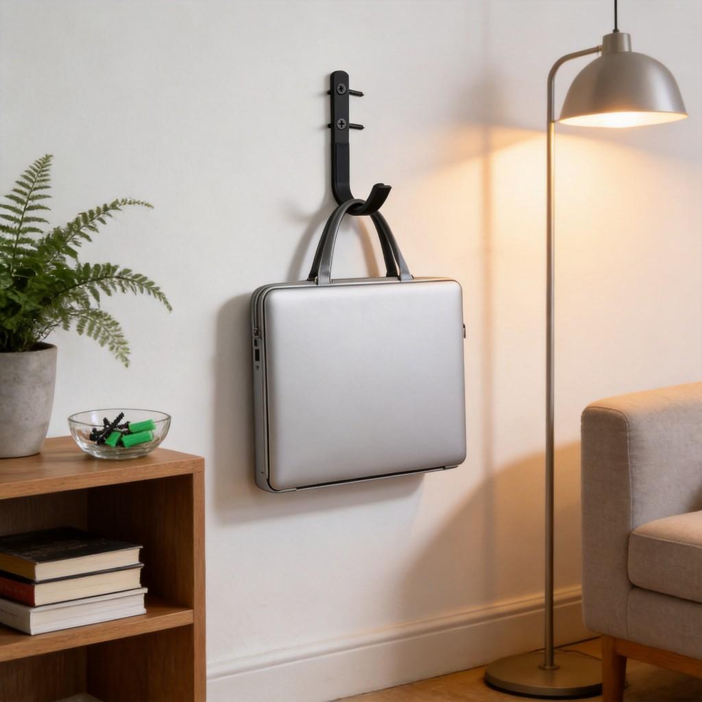 Metal Wall Hanging Hook For Gun Storage With Simple Design For Home Organization