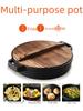 Heavy-Duty Cast Iron Frying Pan, Non-Stick, Induction & Gas Stove Compatible, Suitable for Traditional Use.