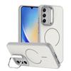 KEYSION Матовый чехол-подставка для телефона с покрытием Soft-touch для Samsung A54 5G A34 A14 4G 5G, магнитная противоударная задняя крышка для Galaxy A04S