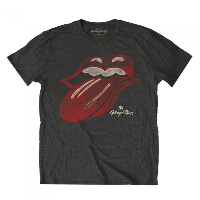 The Rolling Stones Футболка с винтажным логотипом унисекс для взрослых