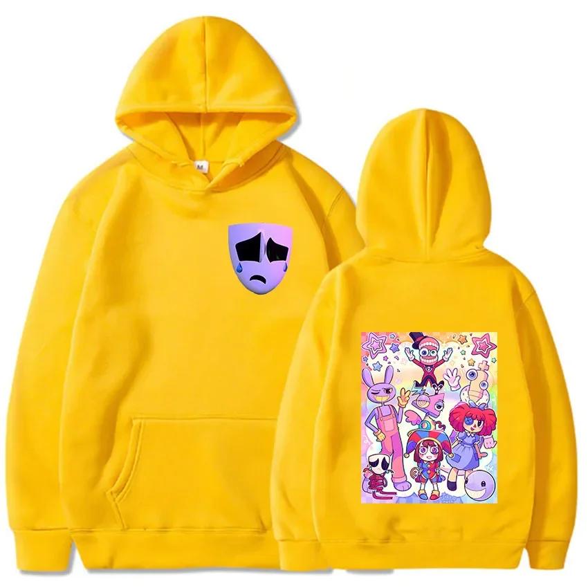 Удивительный Цифровой Цирк Толстовки Женские Харадзюку Каваи Помни Джекс Гангл Кингер Зубл Рагата Топы Унисекс Толстовки с капюшоном