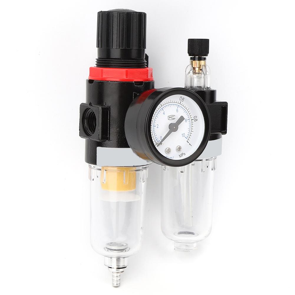 Treatment, Compressed Filter Regulator, AFC2000 Oil-water Separator Filter, 1Celsius4 Inch NPT Pressure Regulator, Gas Liquid, A essories