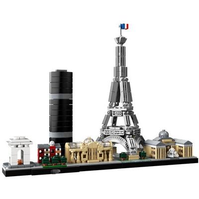 [Блочная архитектура, совместимая с LEGO Real Honey Night] Строительный блок QZ, Франция, Париж, Всемирная достопримечательность QZ, смешанная награда