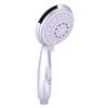 ABS Plastic Hand Held Shower Spray Head 5 Spraying Modes with Switch Home Bathroom Accessory
