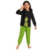 Children's  Boys And Girls Thin Two-piece  Long-sleeved Pants Two-piece