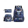 CR7C Kids School Backpack Set With Printed Design - Oxford Fabric Dual-Shoulder Bag Shoulder Pencil Case Grades 5-6