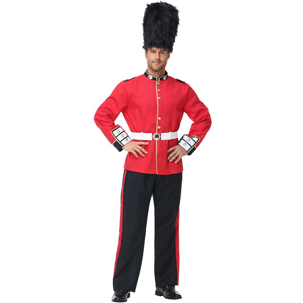 British Royal Guard Halloween Costume for Men - Adult Ceremonial Cosplay Outfit