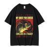 Lost In The Cheese Rat Print Meme T-shirt Funny Unisex Women Cotton Oversized Tshirt Short Sleeve T Shirt Streetwear Top Summer Tee