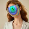 Full Face Sunglasses for Men Women Mirror Shield Glasses Full Face Visor Protective Goggles for Cycling Running Sports