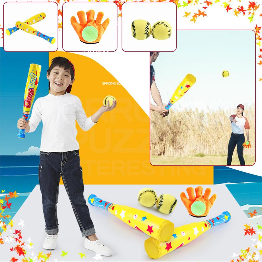Children's Baseball Toy Set Soft Safety Sports Baseball Kindergarten Sports Activities Supplies
