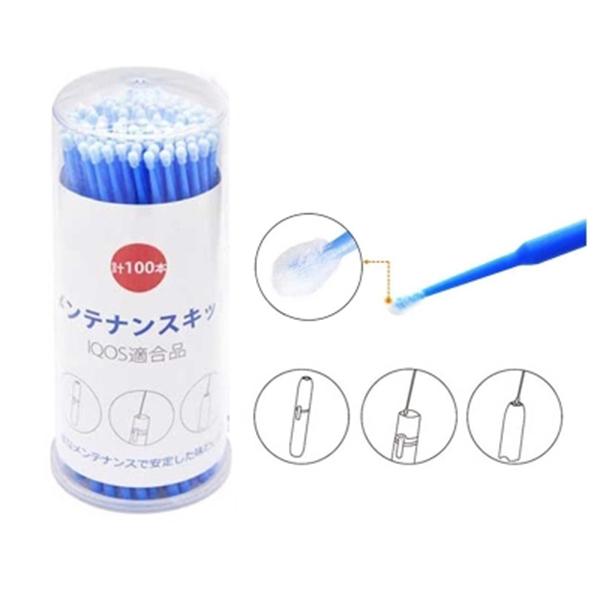 100Pcs Cleaning Stick For Iqos 2.4 Plus Cleaning Sticks Cotton Sticks For Iqos Clean Tool