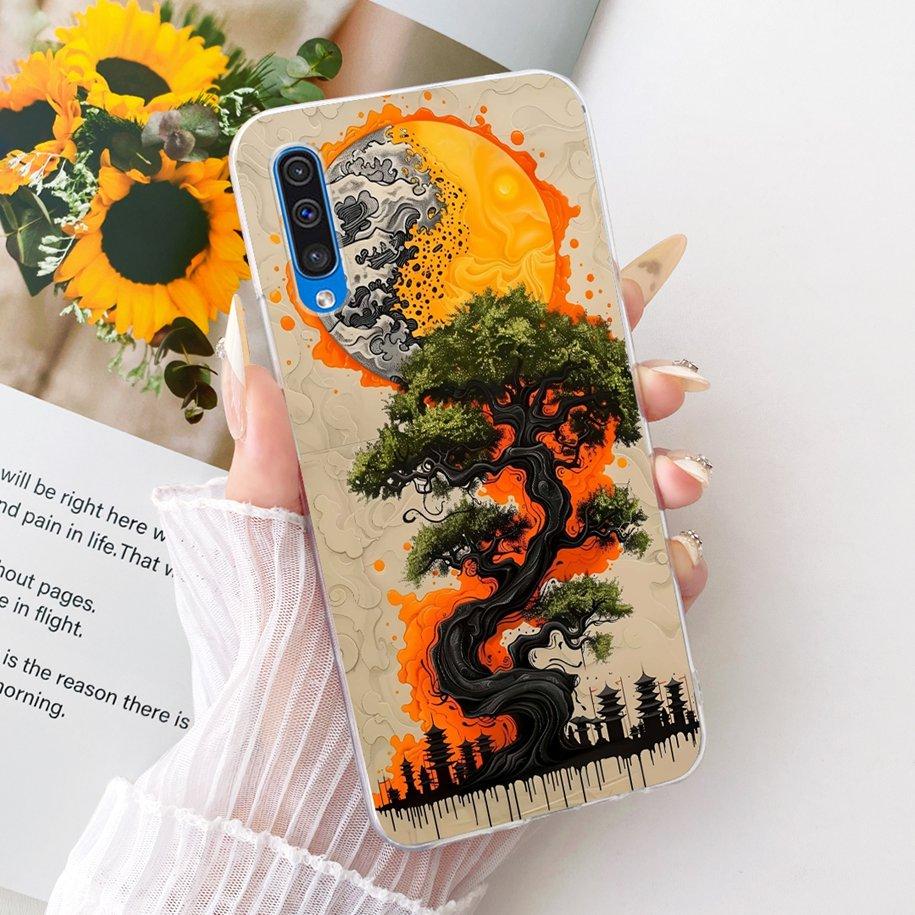 Case For Samsung Galaxy A70 A50 A70S A50S A30S Cover SM-A307F SM-A505F SM-A507F SM-A705F Cool Dragon Lion Cat Cartoon Soft Shell