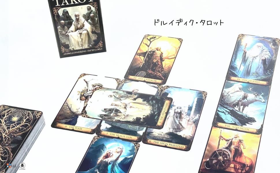 Tarot Cards 78 Pieces Celtic Pagan Tarot Fortune Telling Japanese Instruction Manual Included I.I.J [Druidic Tarot] [Genuine Product]