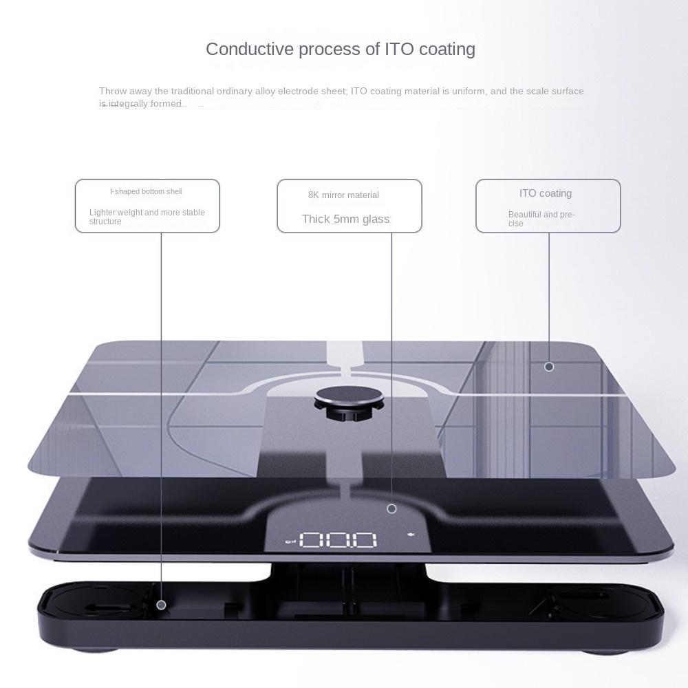 Household Body Fat Scale Scale High Precision Professional Weighing Bluetooth Body Electronic Scale