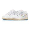 Nike Детские кроссовки Dunk Low PS с радужным кружевом и галочкой, белые многоцветные, темно-пони, FN4862-100