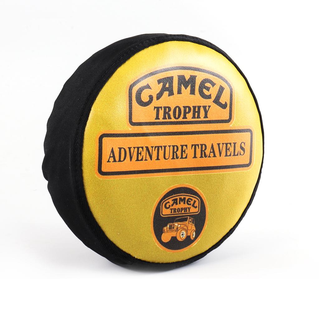 1/10 RC Spare Tire Cover Fits 1.9" 115-130mm Leather Anti Dust Cover for TRX4 D90 SCX10 FCX10 Capra GEN8 RC Crawler