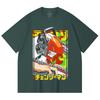 230 Gsm 100% Cotton Chainsaw Man V5 Denji Print Unisex Heavy Cotton T Shirt