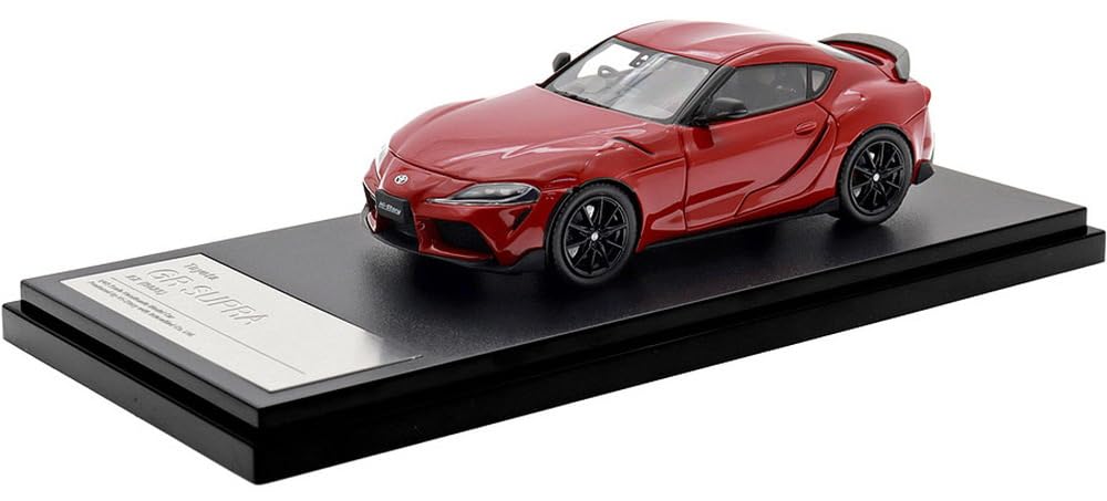 Diecast Model Car INTERALLIED Toyota GR Supra RZ 2025 Red 1/43 Scale