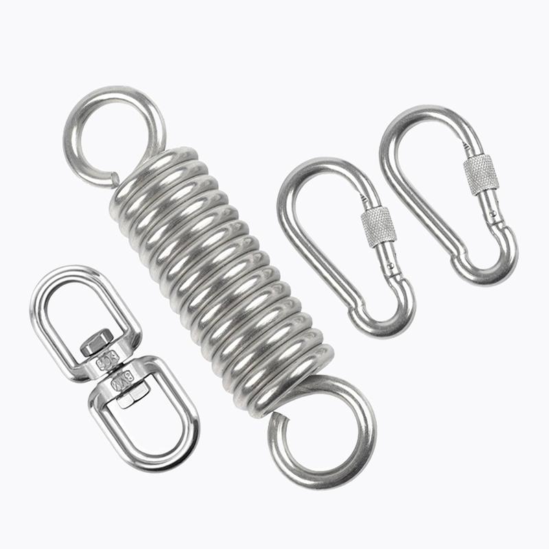 Сверхпрочные подвесные кресла Пружины для гамака Пружины из нержавеющей стали Пружинная катушка Качели Уличный гамак Торсионная подвесная пружина с крюком