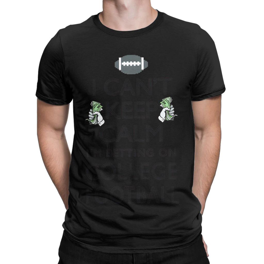 Unisex WoUnisex New Arrival Betting on College Football T Shirt Tee 100 Cotton Tshirts Clothing