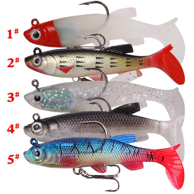 5PCS 8.5CM/13g Soft Bait Fishing Simulation Bait Simulation Bait