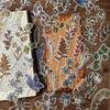 60-Pack Vintage Botanical Japanese Paper Stickers, Mixed Floral & Glitter Decor, Self-Adhesive, Irregular Shapes, for Scrapbooking, Crafting