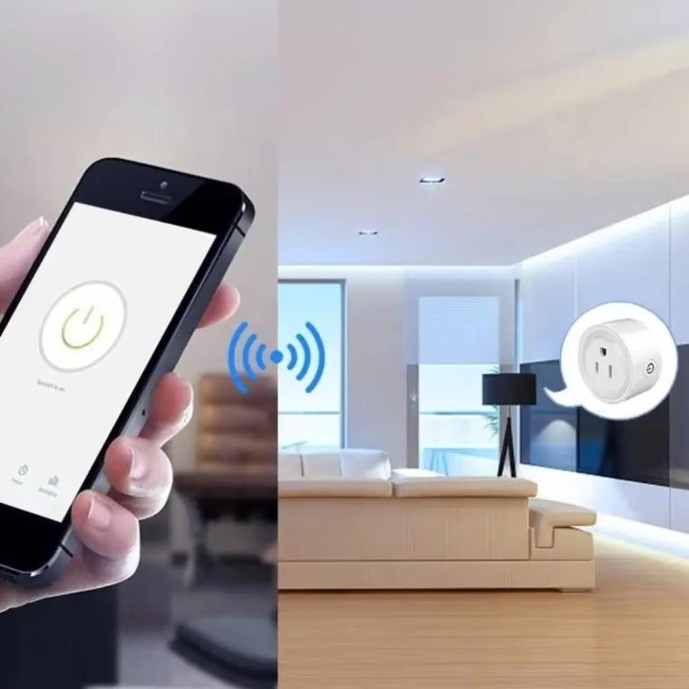 Умная WiFi розетка с дистанционным голосовым управлением 110-240В Беспроводной таймер-выключатель Бытовая техника