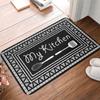 Luxury Kitchen Rug My Kitchen Printing Floor Mat Household Kitchen Mat Non-slip Oil-proof Foot Mat  Indoor Mat Doormat Door Rug Entrance Rug Decor