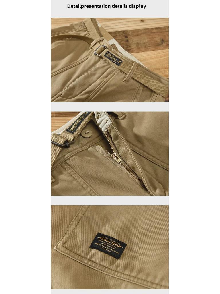 Z378 Autumn/Winter Workwear Casual Plus Velvet Trousers