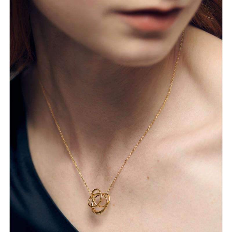 Vintage Geometric Choker Necklace 18K Gold Plated Clavicle Chain Women