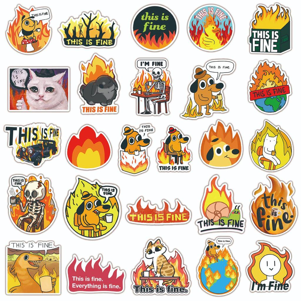 50 листов тонких мультяшных наклеек для чехлов телефонов, стаканов для воды и блокнотов