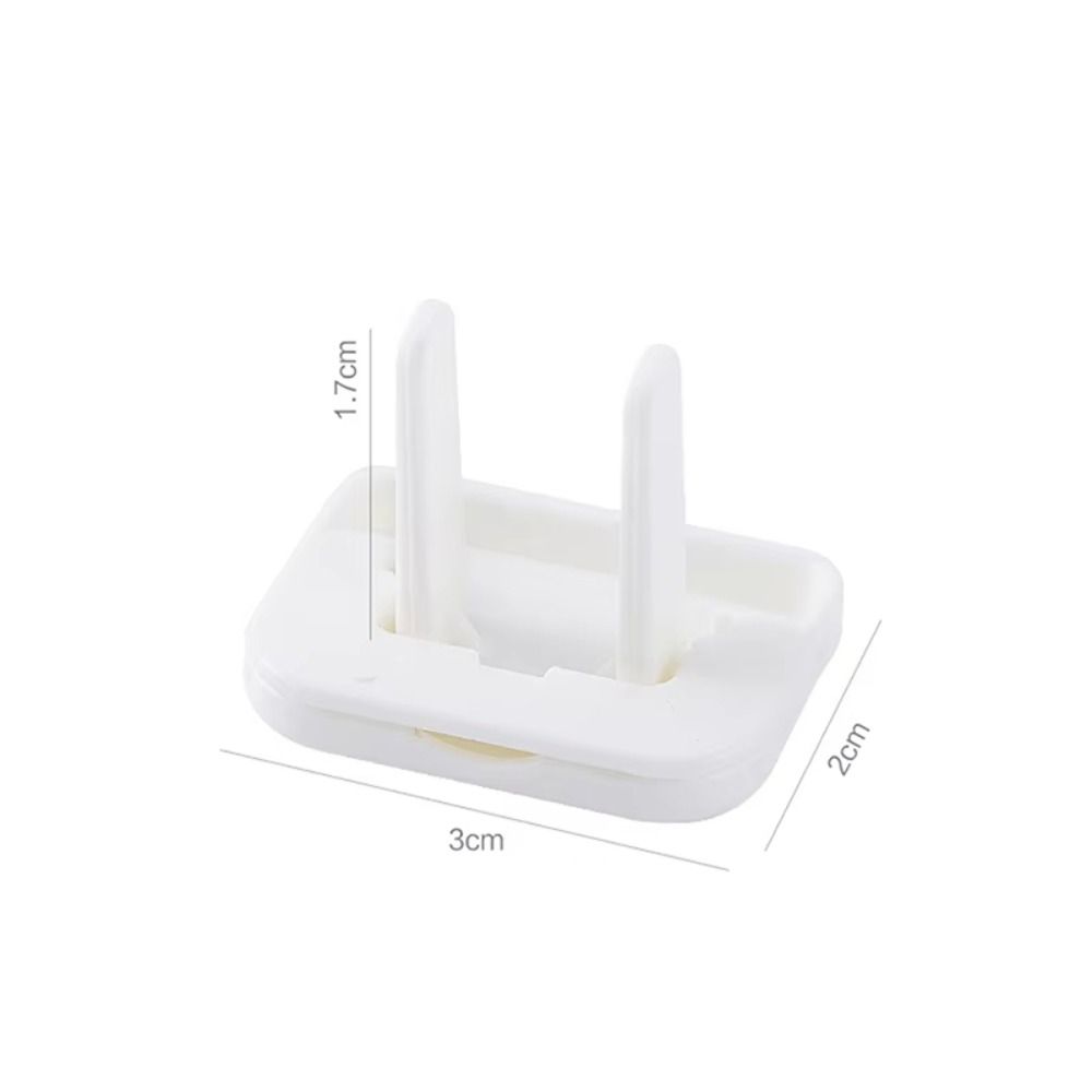 50pcs Solid Color Anti-electric Shock Protection Cover Home Electrical Safety