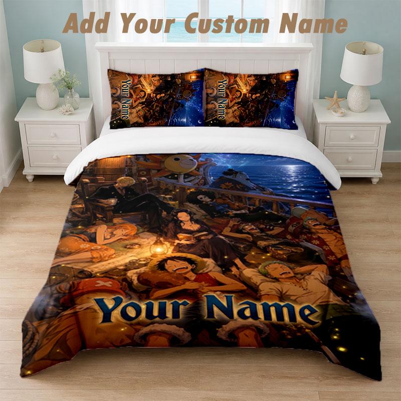 Bedding Set 1 Duvet Cover 2 Pillowcases One Piece Print Soft Bed Linen Bedroom Decor