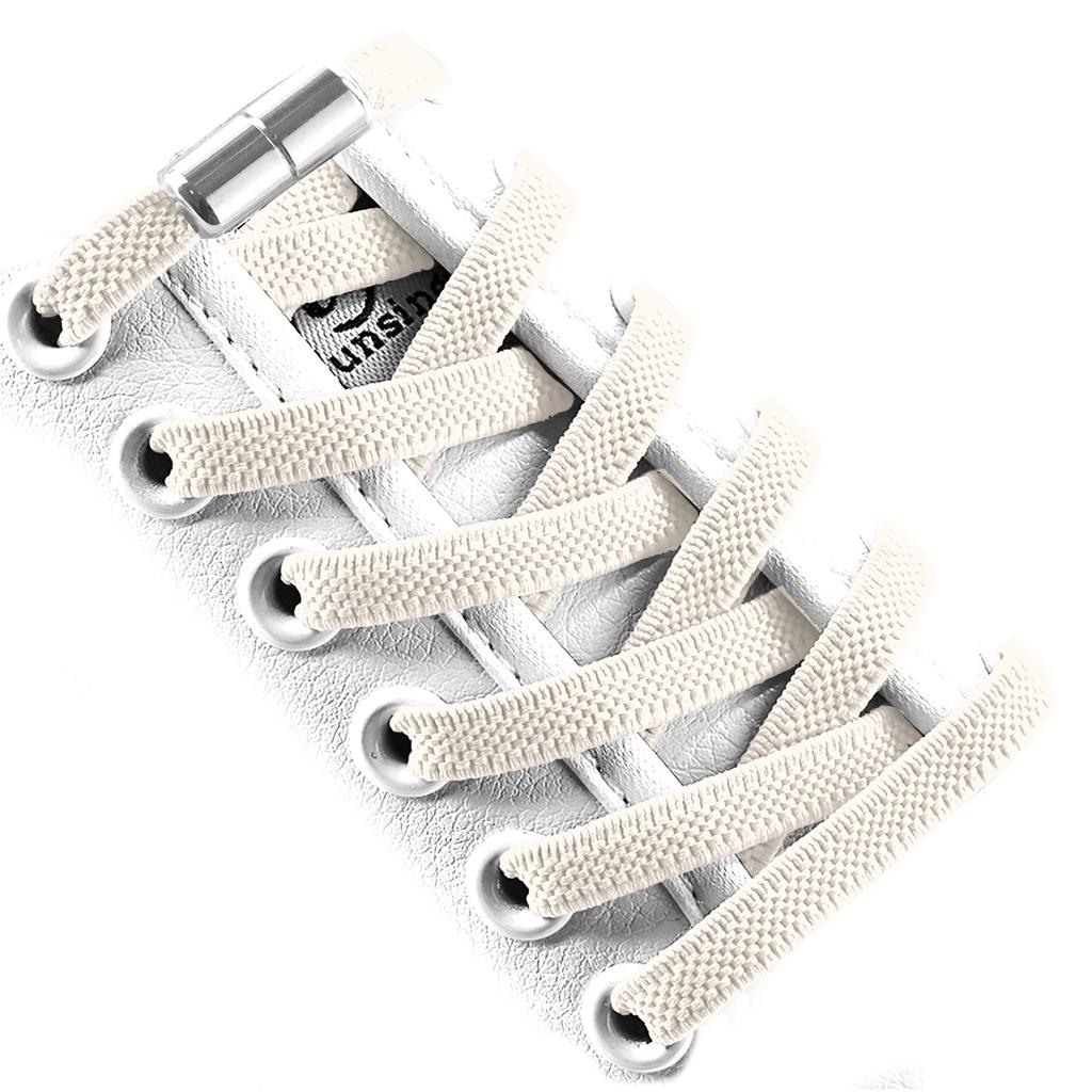 Эластичные шнурки для обуви без завязок с замком, без завязок, один размер подходит для всех детей и взрослых, спортивные плоские шнурки