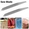 1/2/4pcs Reciprocating Saw Blade Stainless Steel Unpainted Meat Saw Blade High Strength Sharp Saw Blade for Cutting Froz