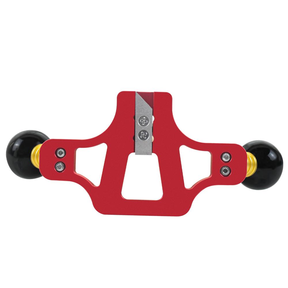 Woodworking Planer Aluminum Alloy Grooving Planer Hand Plane with Adjustable Cutting Depth for