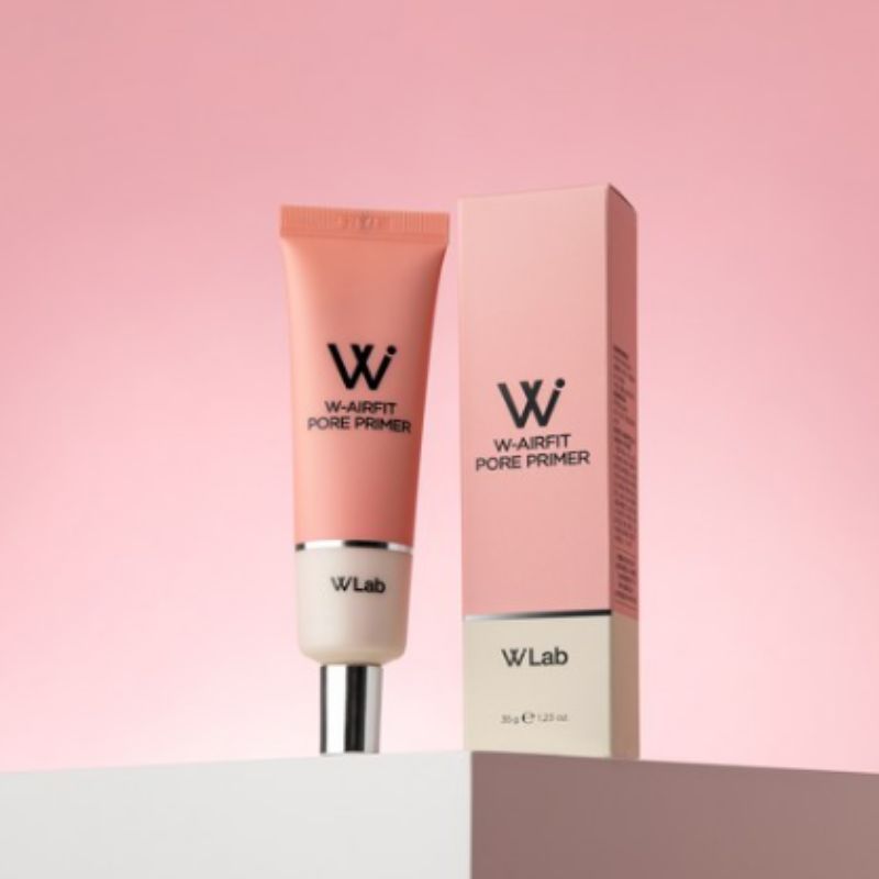 W.Lab Air Fit Пиллер-праймер для разглаживания пор Корейская K-Beauty Легкая база под макияж для маскировки пор 35 г