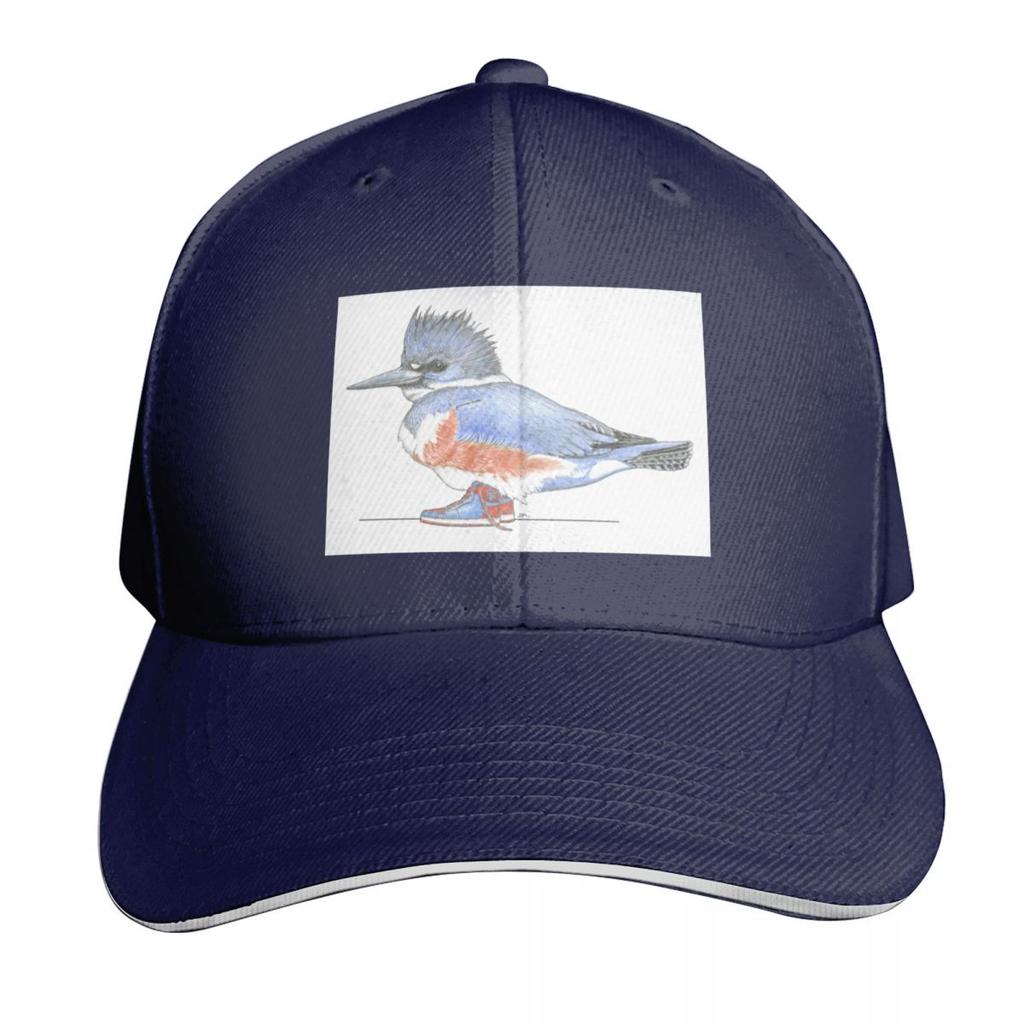 Belted Kingfisher in High Tops Baseball Cap winter hats for Unisex hats on offer Luxury Brand Dropshipping For Unisex Womens