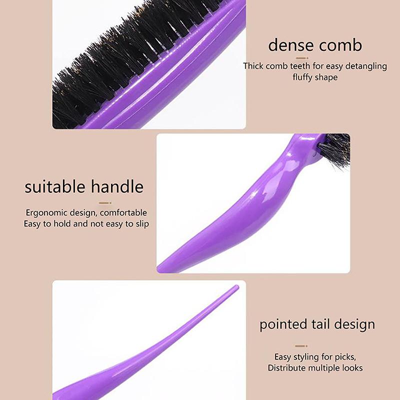Профессиональная расческа для волос, щетка для укладки волос, инструменты для укладки, парикмахерские расчески, расческа-пучок, щетинная расческа, женские прически, длинные волосы
